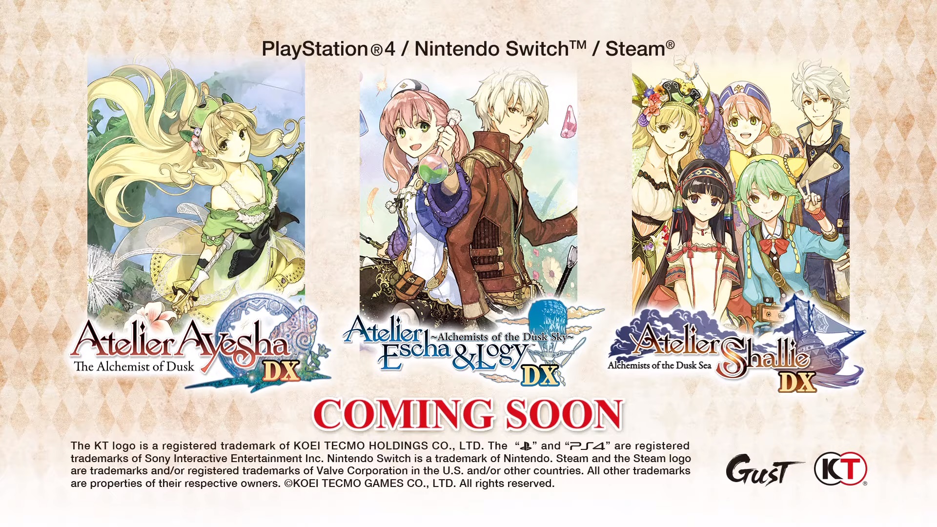 Debut trailer Atelier Dusk Trilogy Deluxe Pack cho PS4, Switch, PC