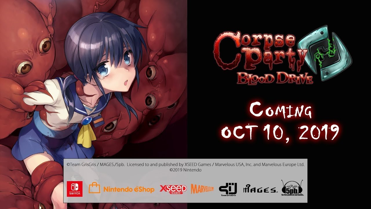 Corpse Party: Blood Drive cho Switch và PC ra mắt vào 10 tháng 10
