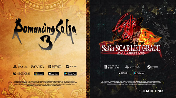 Romancing SaGa 3 remaster và SaGa Scarlet Grace: Ambitions sẽ ra mắt phiên bản quốc tế