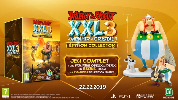 Asterix & Obelix XXL 3: The Crystal Menhir sẽ phát hành trên PS4, Switch vào 21 tháng 11