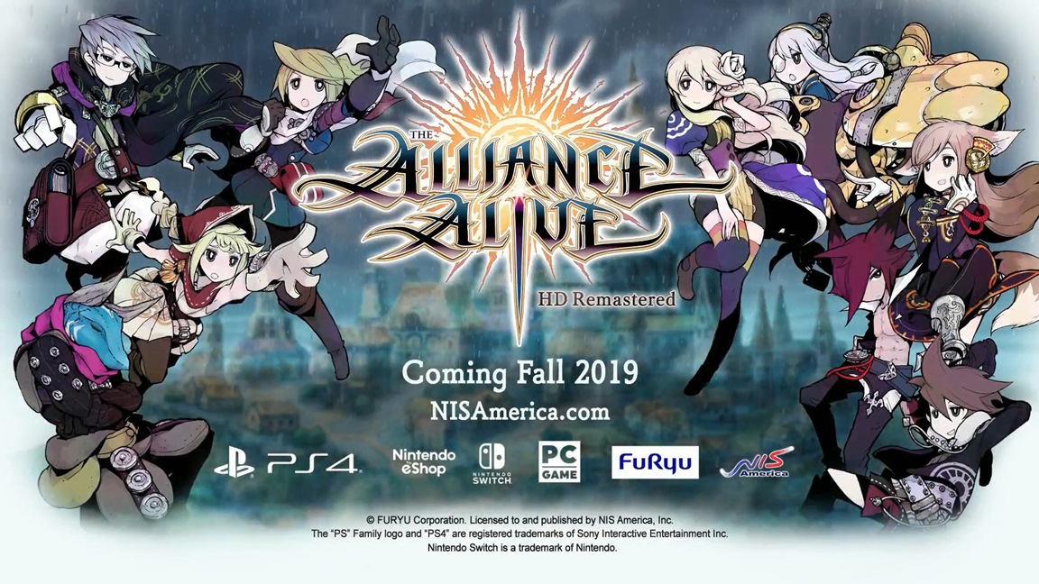 The Alliance Alive HD Remastered công bố hình ảnh và gameplay