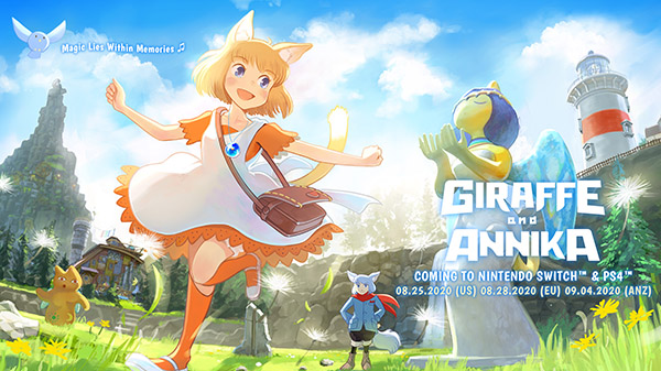 Giraffe and Annika cho PS4 và Switch phát hành vào 25 tháng 8 tại Bắc Mỹ, 28 tháng 8 tại Châu Âu