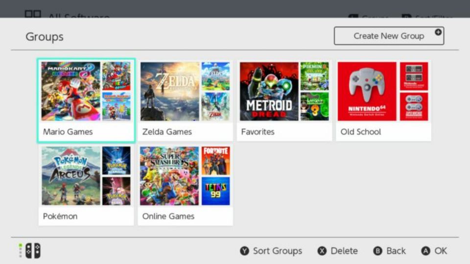 Nintendo Switch phát hành bản cập nhật hệ thống 14.0.0, thêm tính năng tạo Folder