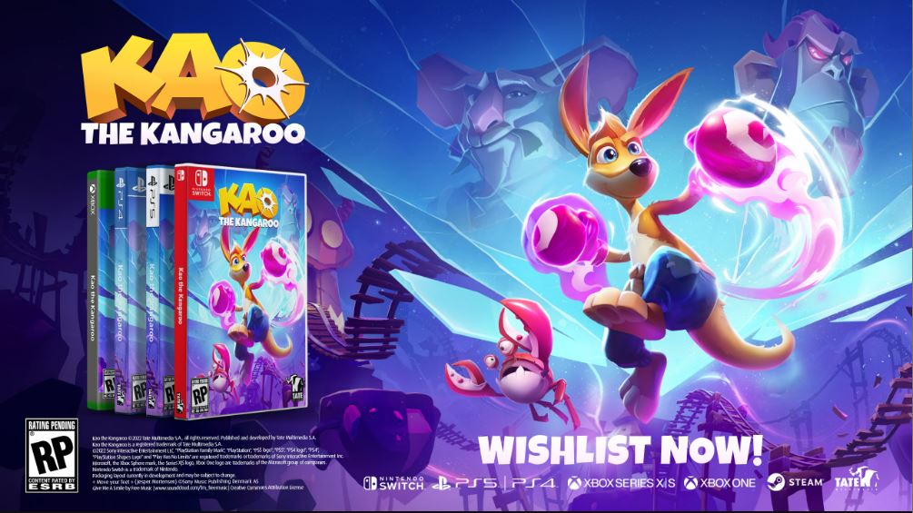 Kao the Kangaroo phát hành cho PS5, Xbox Series, PS4, Xbox One, Switch và PC ngày 27 tháng 5 năm 2022