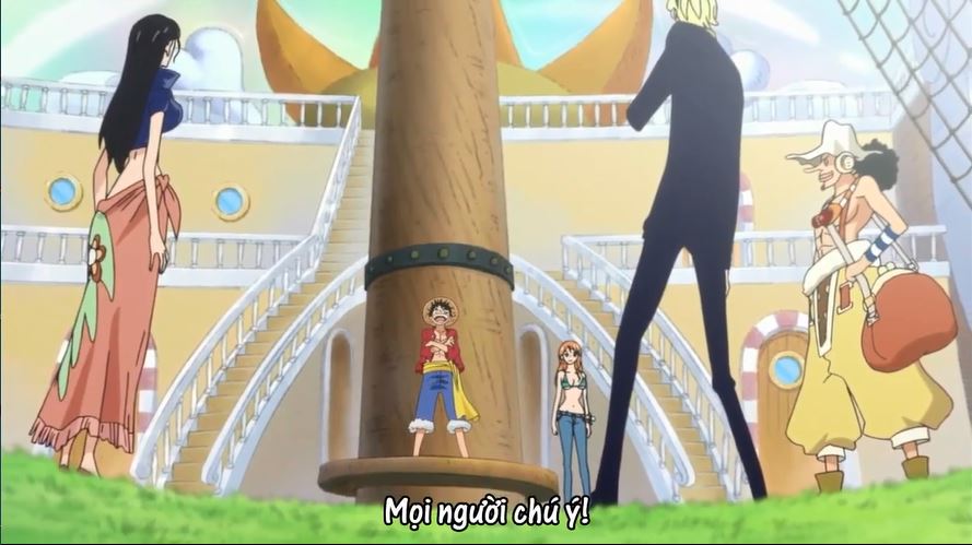 Episode 522 The Whole Member Gathers Luffy Sails Towards New World Handleheld Game