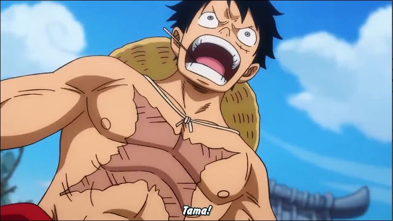 Episode 904 Luffy Rage Rescue Otama From Dangerous Handleheld Game