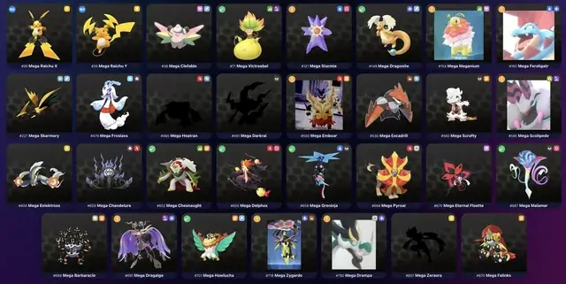 Tổng Hợp Tất Cả Các Mega Evolution Cần Biết Trong Pokemon