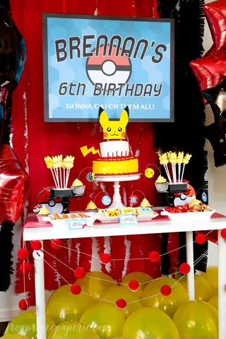 Pokemon Birthday Party Decoration Ideas