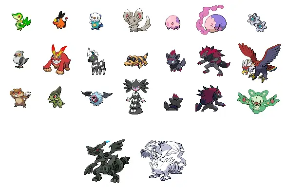 Pokedex Gen 5: Khám Phá Danh Sách Pokemon Unova Hoàn Chỉnh
