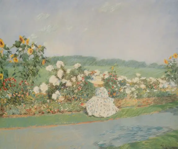 Childe Hassam, "summertime," 1891, Pastel On Paper, 20 X 24 In, Private Collection