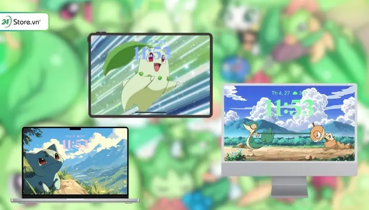 Hình Ảnh Pokemon Hệ Cỏ 4k