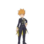 Blue In His Neo Champion Outfit From Pokémon Masters Ex