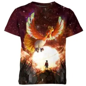 Ho-oh Pokemon All Over Print T-shirt