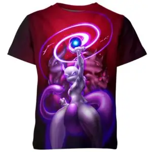 Most Powerful Mewtwo – Pokemon All Over Print T-shirt