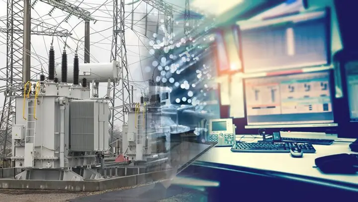 La Ilustración En Pantalla Comparte Una Unidad De Posición Baja Y Una Sala De Control De Red Inteligente Según La Ley.