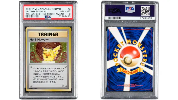 Bronze Pikachu No. 3 Trainer Trophy Card Bronze Pikachu No. 3 Trainer Trophy Card
