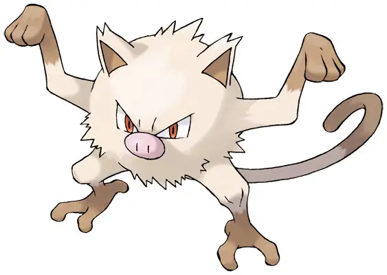 Mankey Pokémon: Cẩm Nang Toàn Tập Về Khỉ Lợn Hiếu Chiến