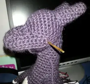 Almost In The Middle Of His Head