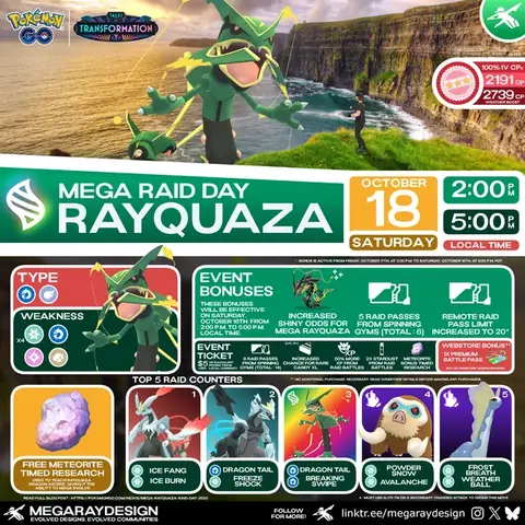 Hướng Dẫn Solo Raid Với Mega Rayquaza