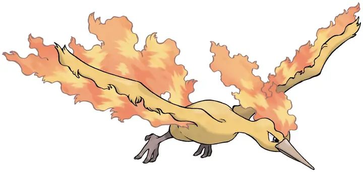 Khám Phá Moltres: Chim Lửa Huyền Thoại Vùng Kanto Và Biến Thể Galarian