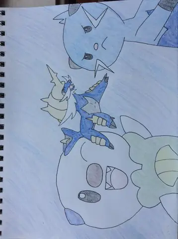 Oshawott Evolution Line Drawing-here's A Drawing Of The Oshawott Evolution Line. By The Way, I Would Appreciate It If The Com