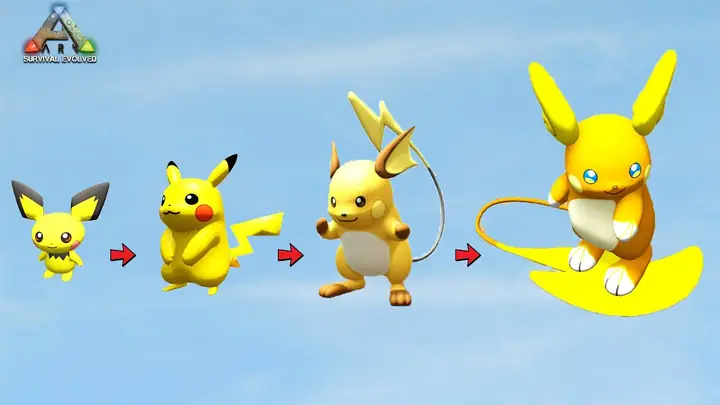 Các Dạng Tiến Hóa Của Pikachu Chi Tiết