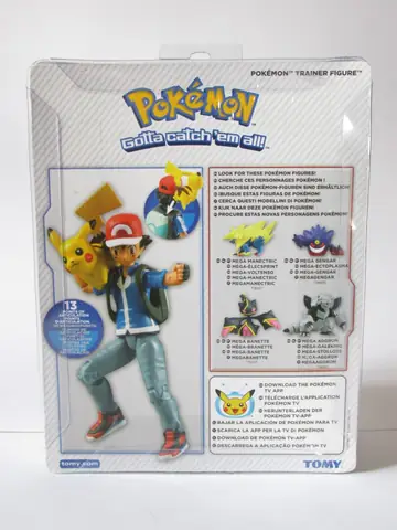 Mint In Box: Pokémon Trainer Figure (ash + Pikachu)