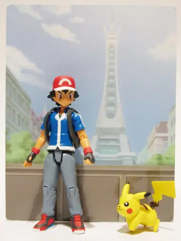 Mint In Box: Pokémon Trainer Figure (ash + Pikachu)