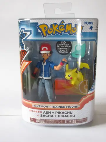 Mint In Box: Pokémon Trainer Figure (ash + Pikachu)