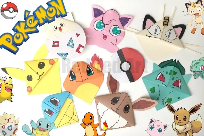 Togepi Bookmark Corner How To: