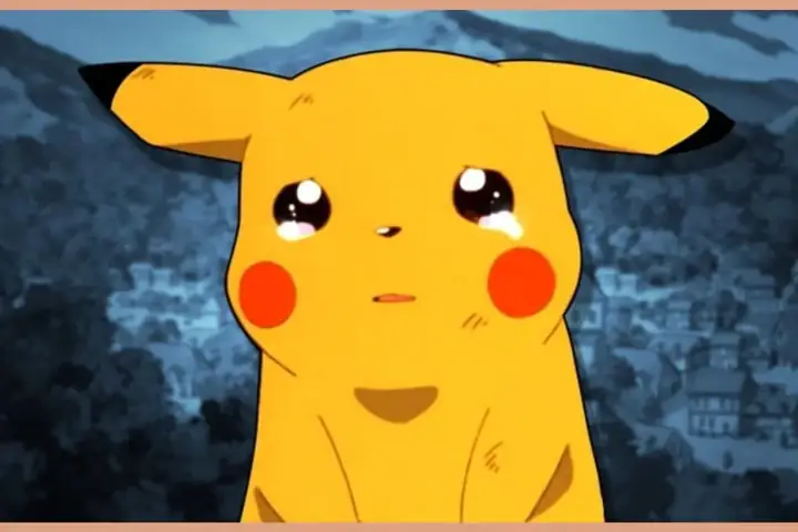 Hình Ảnh Pikachu Khóc Lóc Và Tuyệt Vọng