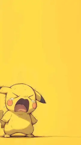 Ảnh Pikachu Buồn Với Bối Cảnh Nghệ Thuật