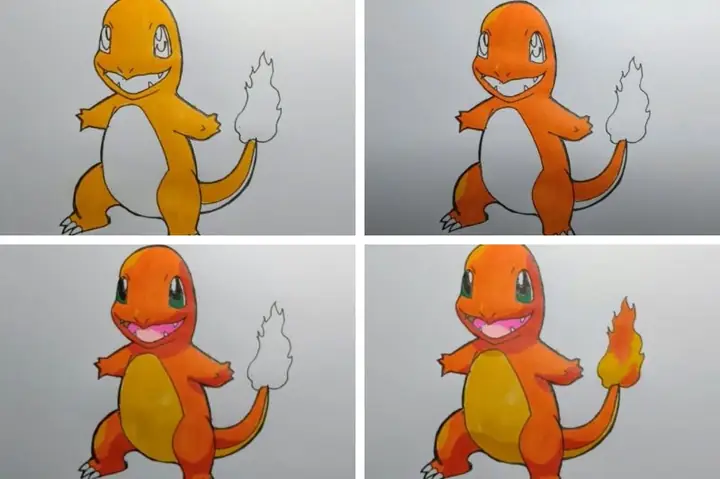 Bước 3: Tô Màu Và Hoàn Thành