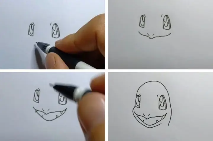 Bước 1: Vẽ Phần Đầu