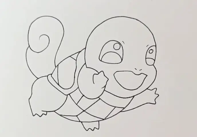 Bước 3: Hoàn Thành Các Nét Vẽ Còn Lại