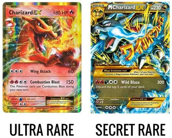 Thẻ Bài Pokemon Hiếm Dạng Ultra Rare (có Nơi Gọi Là Super Rare)