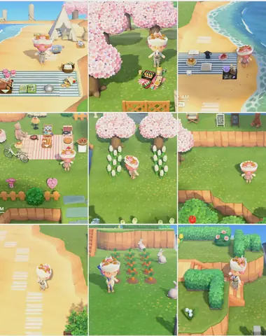 Animal Crossing New Horizons | Miu Miu Island | Main Island Decor: Pokemon Town + Disneyland Inspired