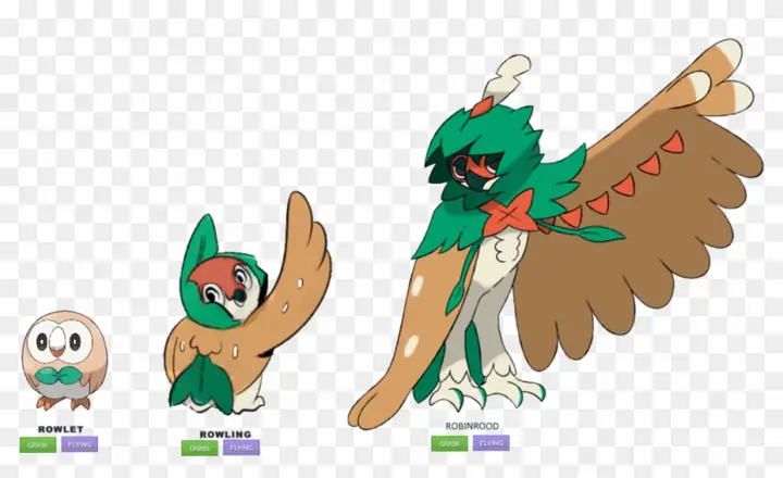 Biểu Đồ Tiến Hóa Rowlet: Khám Phá Hành Trình Trở Thành Decidueye!