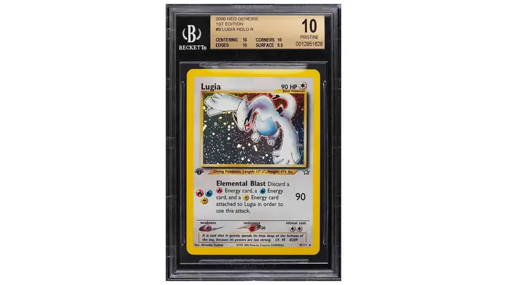 2000 Pokémon Neo Genesis 1st Edition Holo Lugia #9