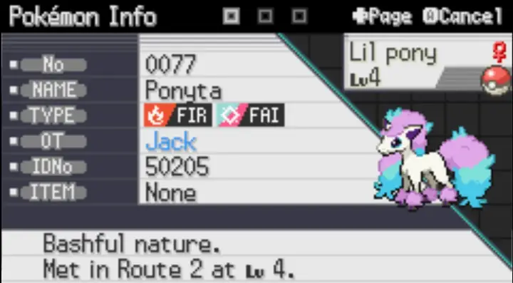 R/pokemonradicalred - Since When Was Galarian Ponyta Fire And Fairy?