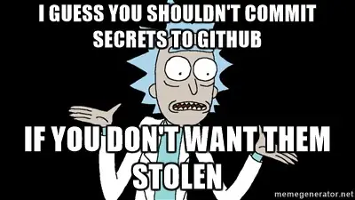 Removing Secrets From Github