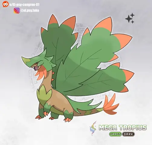 Tropius: Thông Tin Chi Tiết, Chỉ Số, Ability Và Chiến Thuật