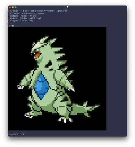R/pokemon - For The Computer Terminal Lovers: A Pokémon Cli/tui Tool!