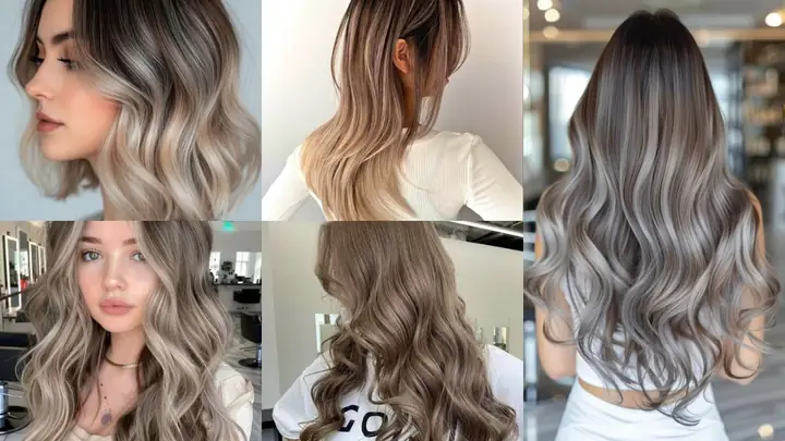 Bảng Màu Tóc Nâu Lạnh Ánh Khói