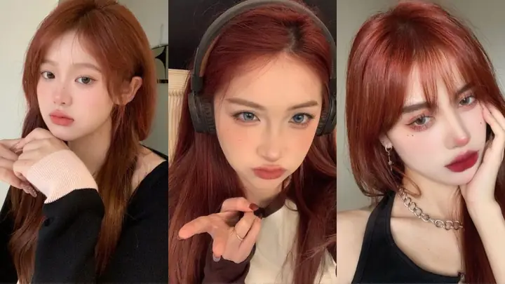 Bảng Màu Tóc Nâu Đỏ