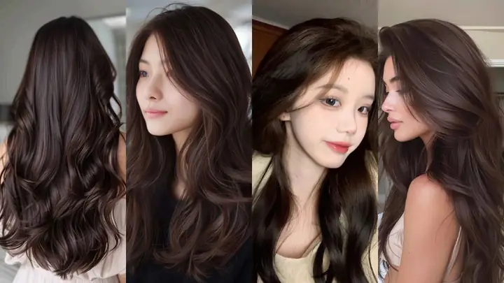 Màu Tóc Nâu Sẫm