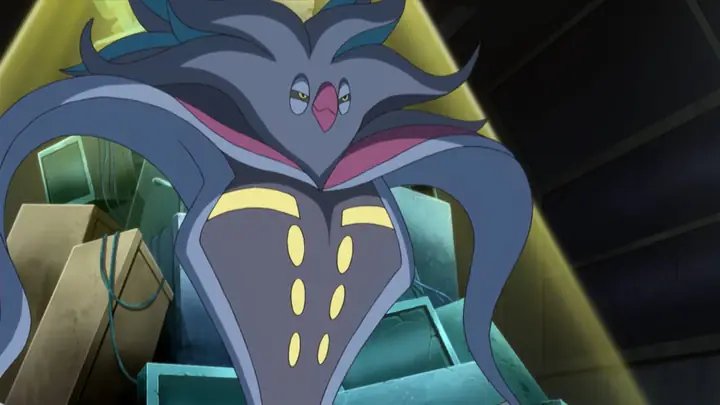 A Screenshot Of Malamar Seen In The Pokemon Anime.