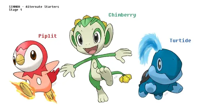 Chọn Pokemon Gen 4 Starters Nào: Phân Tích Chuyên Sâu