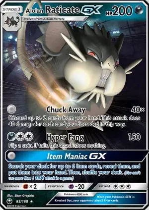 Alolan Raticate-gx (celestial Storm)
