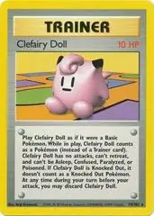 Clefairy Doll #70pokemon Base Set